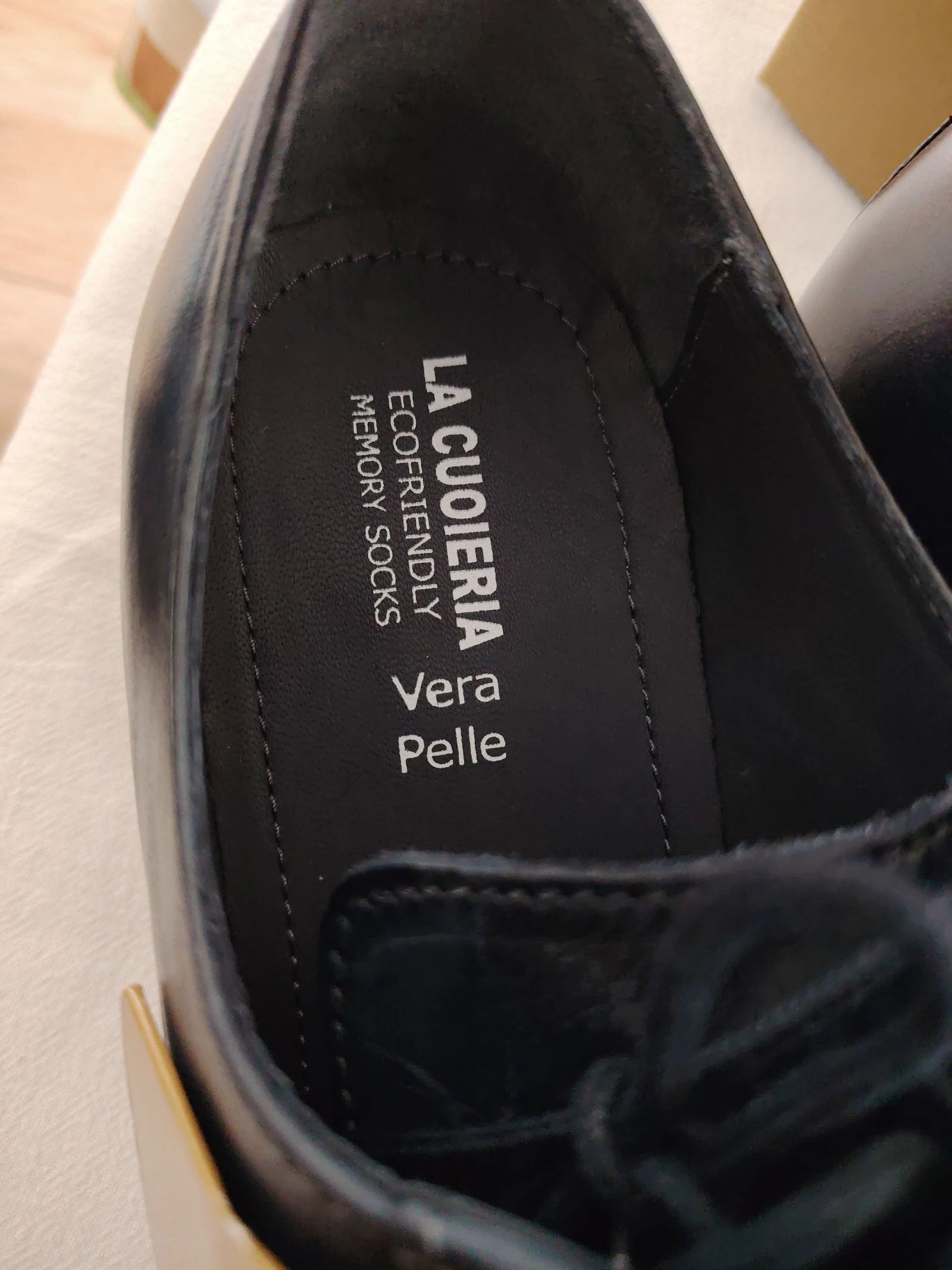 Sapatos de couro La Cuoieria homem tamanho 43 – photo 2